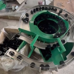 Bộ phễu rung cấp nắp tiêu 2 đường